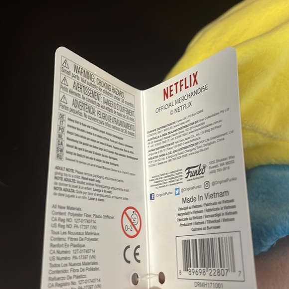 Brand New Stranger Things Funko Plush Eleven With Wig - Picture 4 of 5